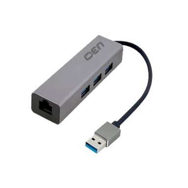 هاب 4 پورت USB آیدیا مدل RJ45 1000MBS