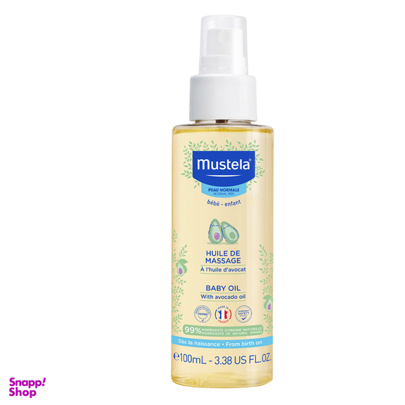 روغن ماساژ کودک موستلا مدل آووکادو حجم 100 میلی لیتر