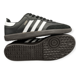 کفش روزمره زنانه طرح آدیداس سامبا کد 059 رنگ مشکی