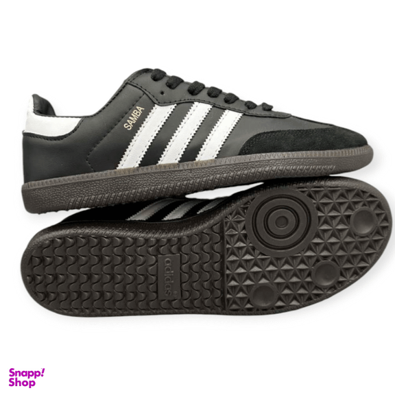 کفش روزمره زنانه طرح آدیداس سامبا کد 059 رنگ مشکی