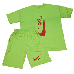 ست تیشرت و شلوارک ورزشی مردانه طرح just do it کد 1377