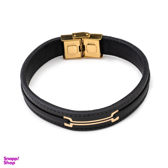 دستبند طلا ۱۸ عیار مردانه داریم طرح دیبا