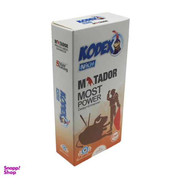 کاندوم ناچ کدکس مدل Matador بسته 12 عددی