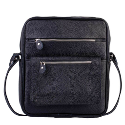 کیف دوشی چرم طبیعی مردانه آروین چرم کد AR-124