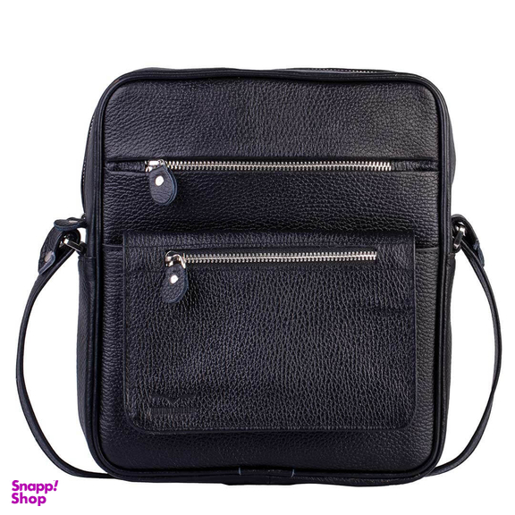 کیف دوشی چرم طبیعی مردانه آروین چرم کد AR-124