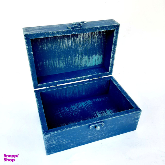 جعبه هدیه چوبی مدل هنری طرح کاشی کد SB80