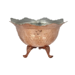 بستنی خوری مسی مدل سه پایه لب دالبر کد 9