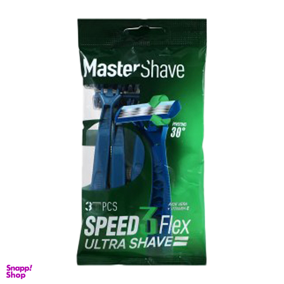 خود تراش مستر شیو مدل اسپید 3 بسته ۳ عددی