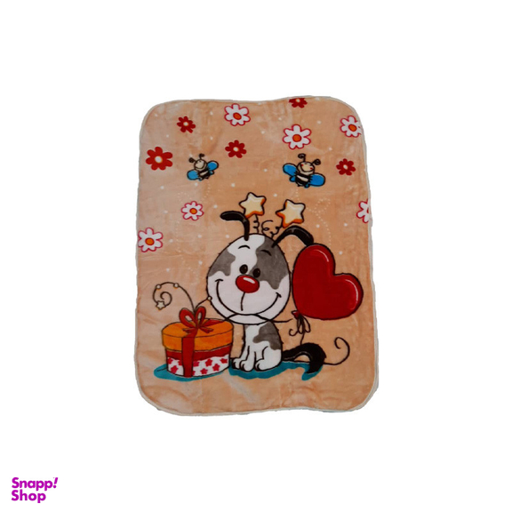 پتو نوزادی طرح سگ شادیلون مدل A90 سایز 110x80 سانتی متر