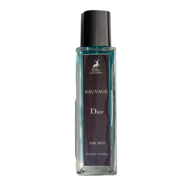 ادوپرفیوم مردانه الحمبرا مدل Sauvage Dior حجم 35 میلی لیتر