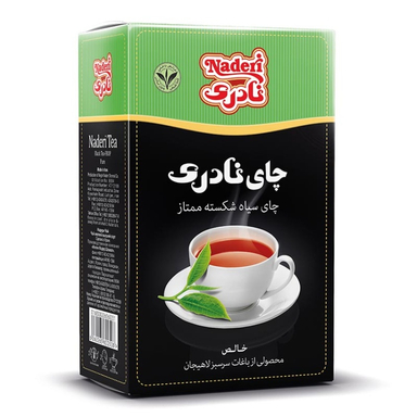 چای سیاه شکسته ممتاز ایرانی نادری وزن 450 گرم