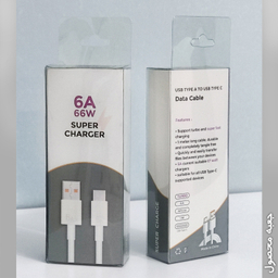 کابل تبدیل USB به Type-C هوآوی مدل 6A Super Charge طول 1 متر