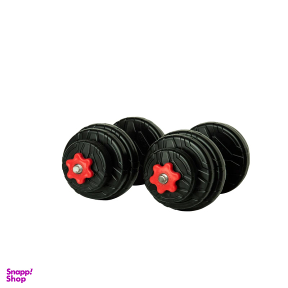 دمبل رادیس فیت مدل DVP-6-mix1 وزن 6 کیلوگرم بسته 2 عددی