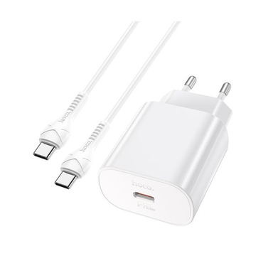 شارژر دیواری هوکو مدل N22 PD 25W به همراه کابل تبدیل USB-C