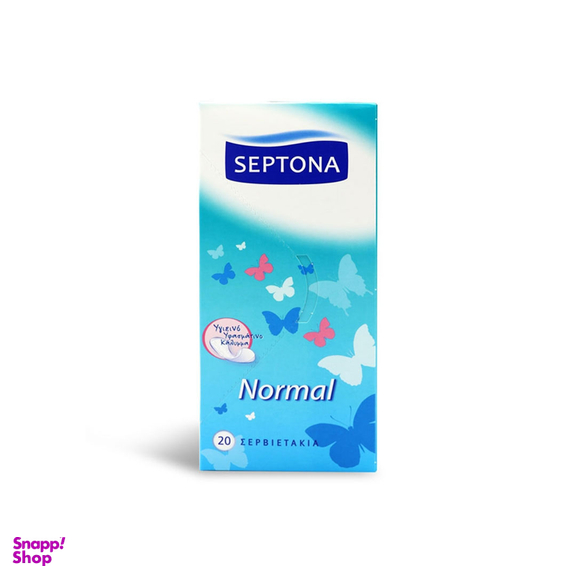 پد بهداشتی روزانه نازک سپتونا مدل Normal بسته 20 عددی