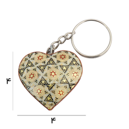 جاکلیدی خاتم مدل قلبی کد 4