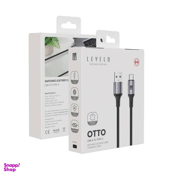 کابل تبدیل USB-A به Type-C لولو مدل LVLOACCBK طول 1 متر