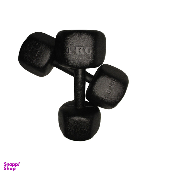 دمبل رادیس فیت مدل RPHF-4000 وزن 4 کیلوگرم بسته ۲ عددی