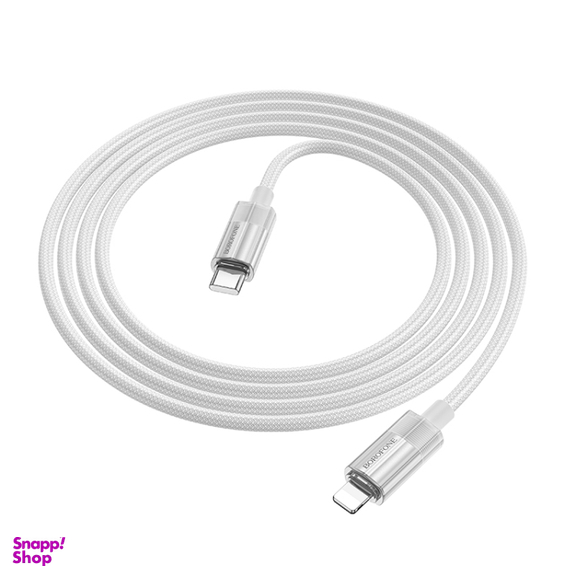 کابل 27 وات Type-C به Lightning بروفون مدل BU44 طول 1.2 متر