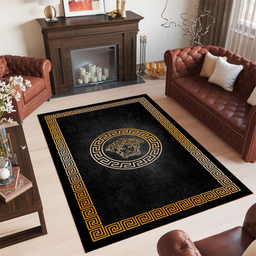 فرش ماشینی چاپی بدون تار و پود هانوکس مدل ورساچه کد HAM.428.4