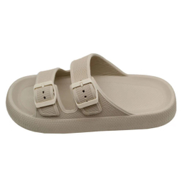 دمپایی سگکی زنانه و مردانه مدل کاسپین رنگ شیری