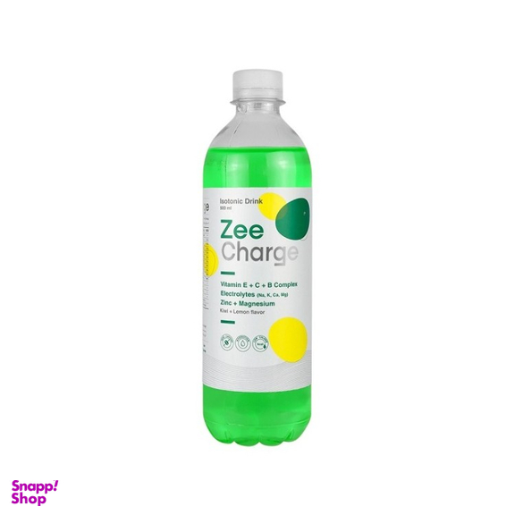 نوشیدنی ورزشی ایزوتونیک زی شارژ طعم بلوبری و هلو حجم 500 میلی لیتر