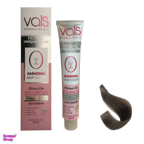 رنگ مو والس شماره 7.7 رنگ بلوند زیتونی روشن حجم 100 میلی لیتر