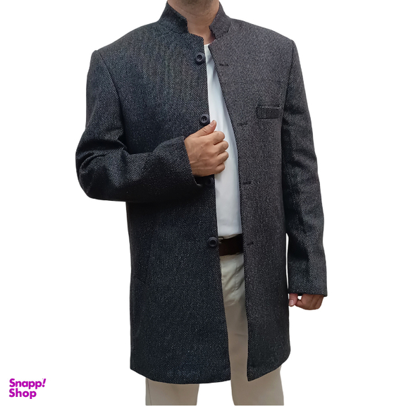 پالتو مردانه کد M4 رنگ خاکستری