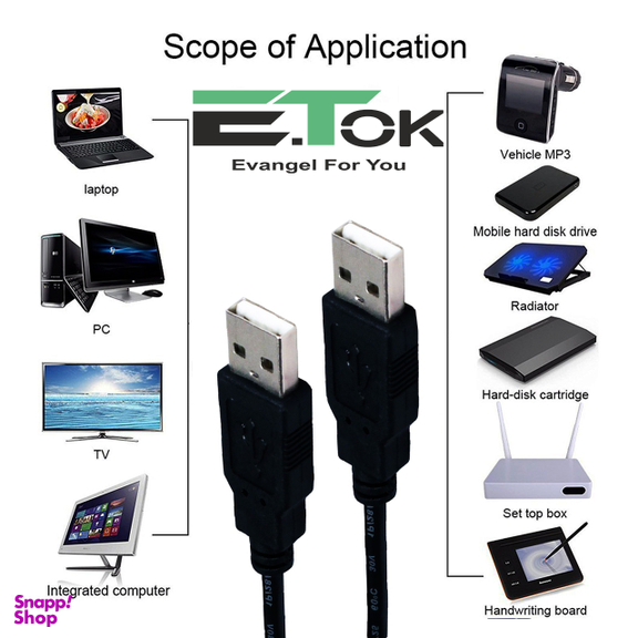 کابل لینک USB2.0 ایتوک مدل Lien طول 0.3 متر