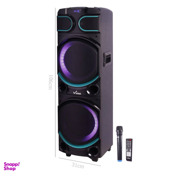 اسپیکر چمدانی بلوتوثی وان مکس مدل MAX-1400