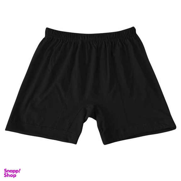 شورت مردانه ماییلدا مدل پادار پنبه ای کد 4702 رنگ مشکی