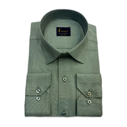 پیراهن مردانه آیکت مدل فلورا رنگ پسته ای