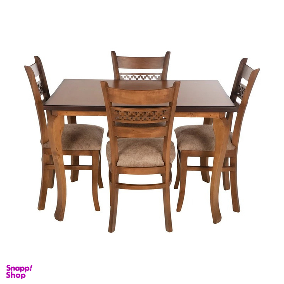 میز و صندلی ناهارخوری 4 نفره مدل ستاره S04