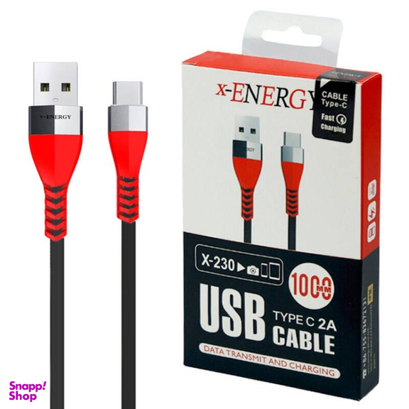 کابل شارژر USB به Type-C ایکس-انرژی مدل X-230 طول 1 متر
