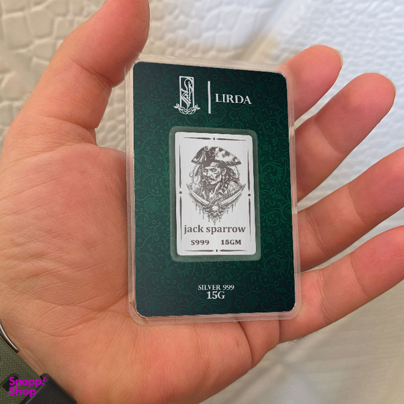 شمش نقره لیردا طرح Jack Sparrow
