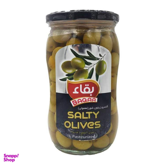 کنسرو زیتون شور معمول بقاء وزن 350 گرم