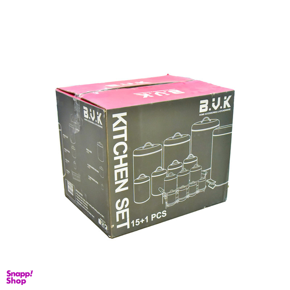 سرویس آشپزخانه 16 پارچه بی وی کی مدل BL کد 805391