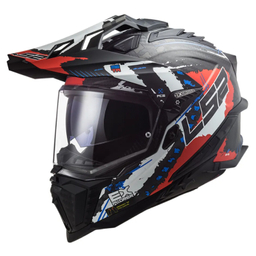 کلاه کاسکت ال اس تو مدل MX701 Carbon Extend Matt Red به همراه کاور