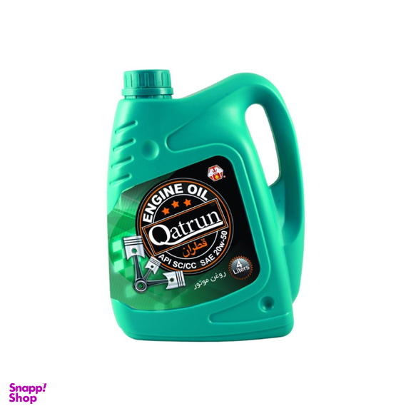 روغن موتور SAE 20W-50 قطران مدل گرید 50 حجم 4 لیتر