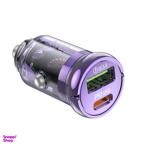 شارژر فندکی 30 وات هوکو مدل Z53A USB