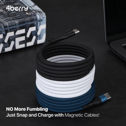 کابل تبدیل Type-C به Lightning فوربری مدل Magnetic KS-CC01-20W طول 1 متر