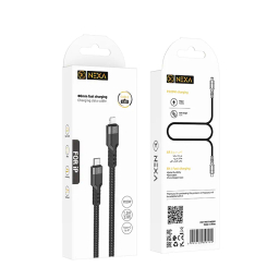کابل شارژ 20 وات Lightning به Type-C نکسا مدل L50 طول 1.2 متر