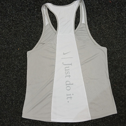 ست تاپ و شلوارک و اسکارف ورزشی مردانه طرح نایک کد 1592 رنگ طوسی