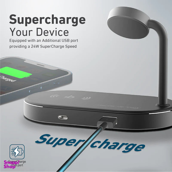 شارژر بی سیم پرومیت مدل Wavepower.EU-BK