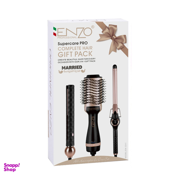 ست حالت دهنده مو انزو پروفیشینال مدل EN-3311 بسته 3 عددی