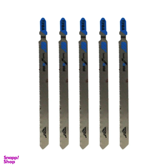 تیغه اره عمودبر ولف مدل YPB-METAL-T318A مجموعه 5 عددی