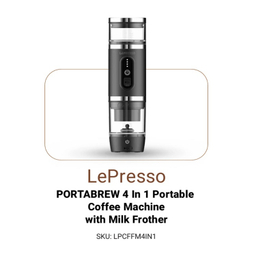 اسپرسوساز قابل حمل لپرسو مدل PORTABREW LPCFFM4IN1BK