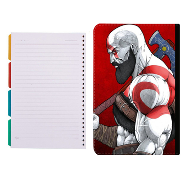 کلاسور طرح بازی god of war کد 98 به همراه کاغذ کلاسور