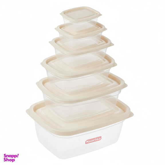 ظروف نگهدارنده 12 پارچه نورینو مدل آیرینا