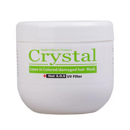 ماسک مو آسیب دیده کریستال (Crystal) مدل Colored & Damaged حجم 500 میلی لیتر